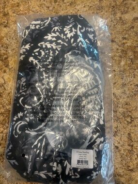 Vera Bradley Black and White Paisley Travel Pouch
